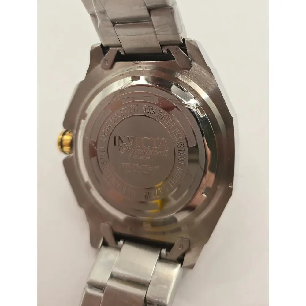 Invicta Men's 7299 Signature II Multifunction Black Dial Two Tone Steel Watch‎